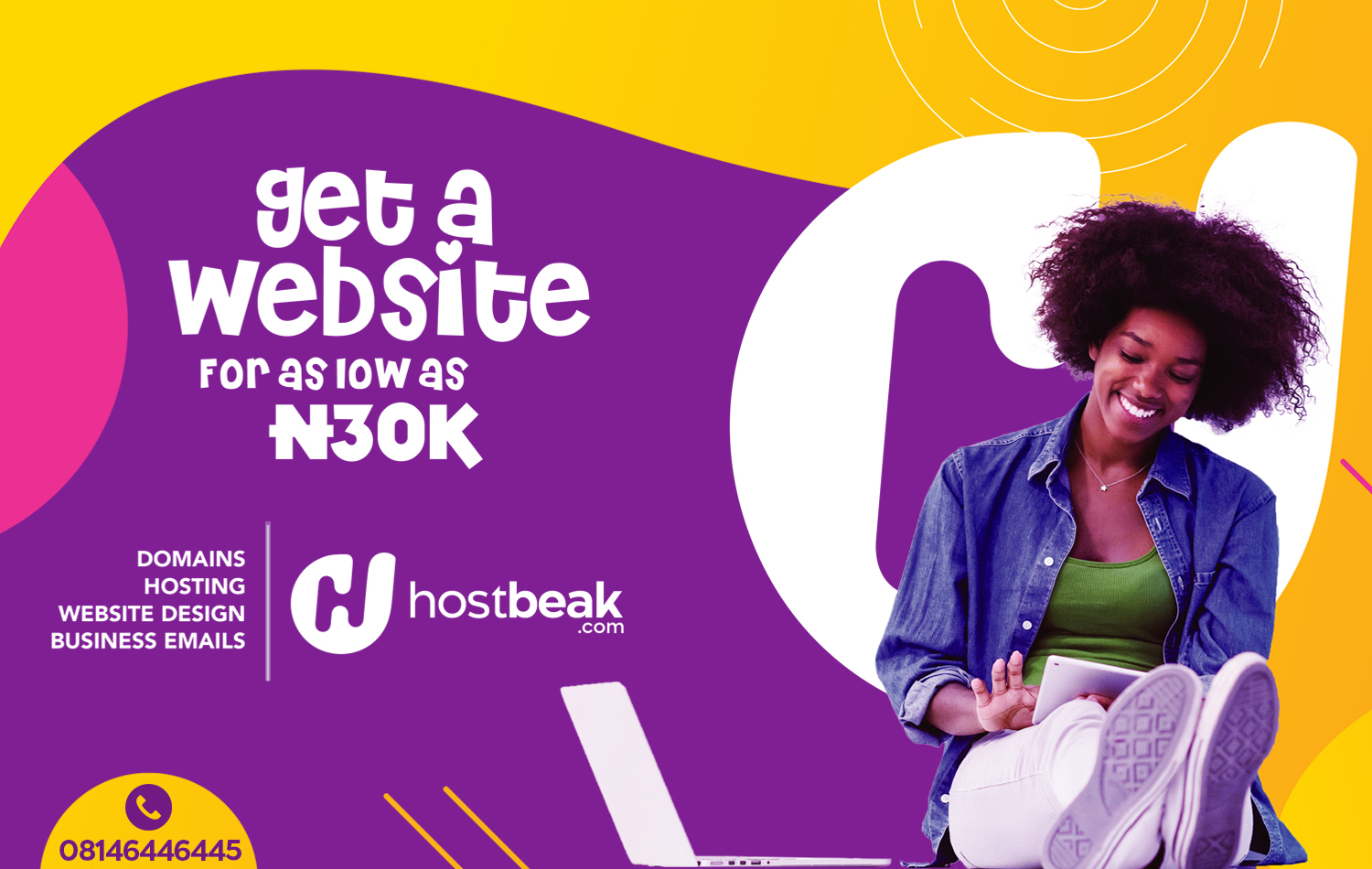 Get a website from HostBeak