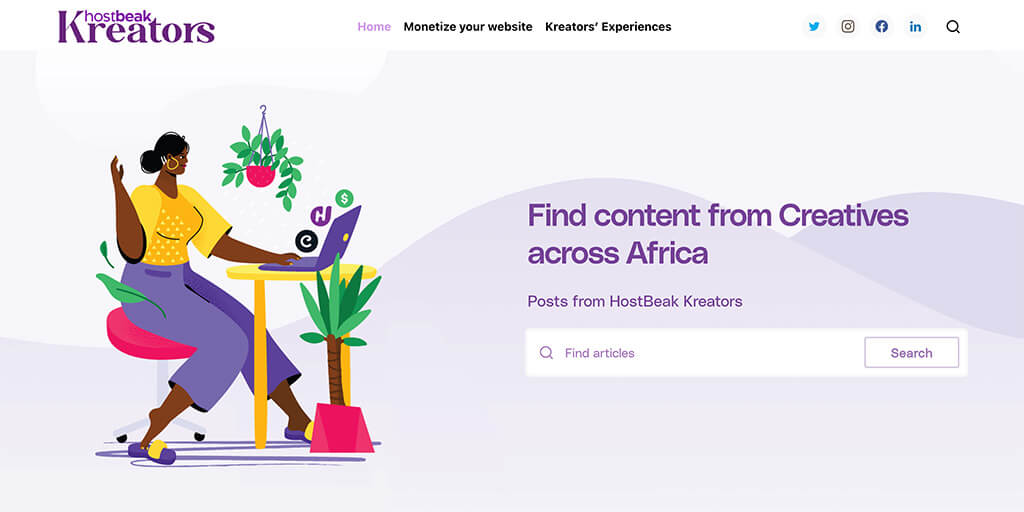 hostbeak kreators coil web monetization content creators in africa